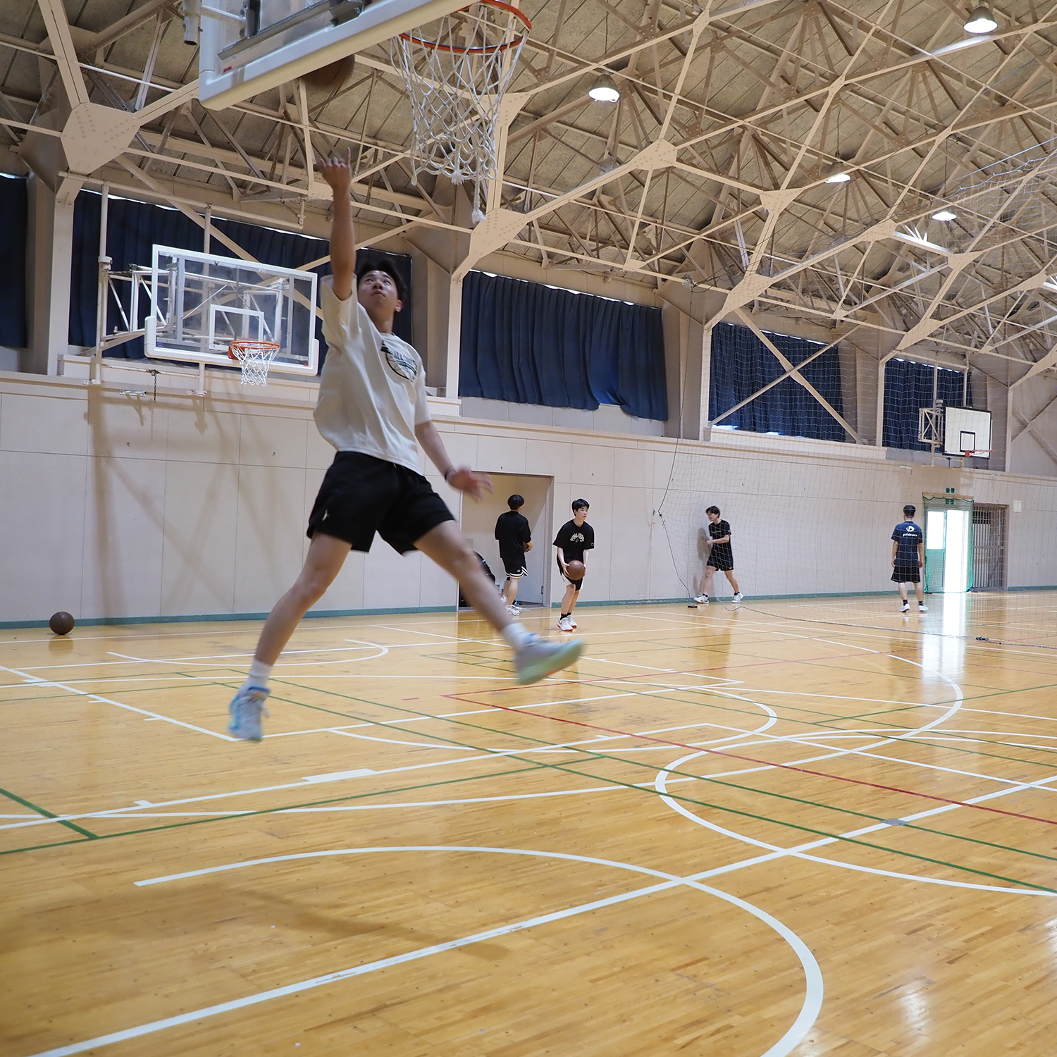 弘前東高等学校バスケットボール部の写真